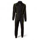 Speed Racing Overall | BARCELONA RS-1 | schwarz,neongelb Gr.140